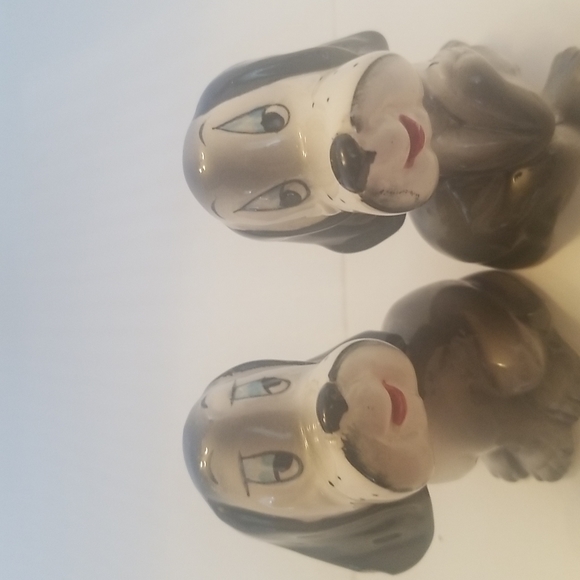 Bassett Hound Salt & Pepper Shakers Vintage - Picture 6 of 6